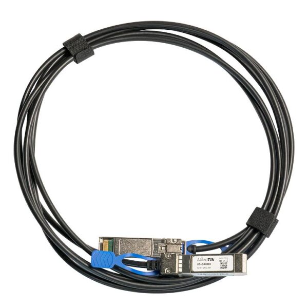MikroTik | 25GBase Direct Attach Cable | XS+DA0003 | SFP/SFP+/SFP28 | Maximum transfer distance 3 m