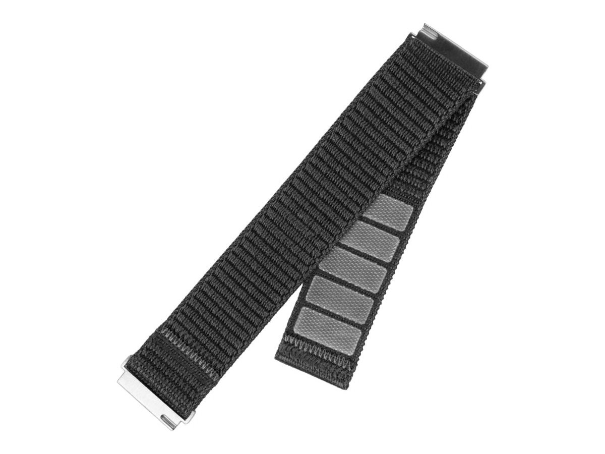 Fixed | Sporty Strap with Quick Release 20mm for Smartwatch | 160-210 mm | Dark gray | Nylon
