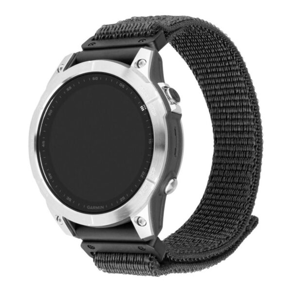 Fixed | Sporty Strap for Garmin QuickFit 22mm | 160-210 mm | Dark gray | Nylon