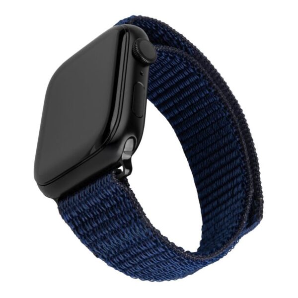 Fixed | Sporty Strap for Apple Watch 38/40/41mm | 160-210 | Dark blue | Nylon