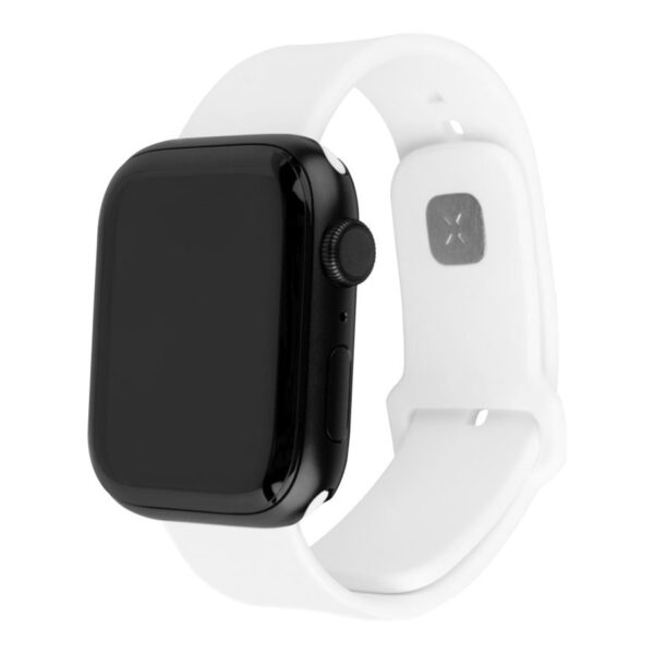 Fixed | Sporty Strap Set for Apple Watch Ultra 49mm | 180-250 mm | White | Silicone