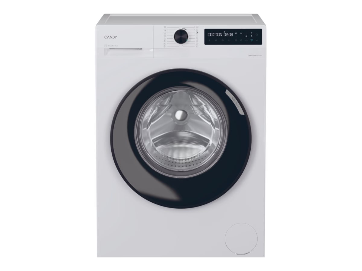 Candy Washing Machine | BR 48B6-S | Energy efficiency class A | Front loading | Washing capacity 8 kg | 1400 RPM | Depth 53 cm | Width 60 cm | Display | LCD | Steam function | Wi-Fi | White - Image 2