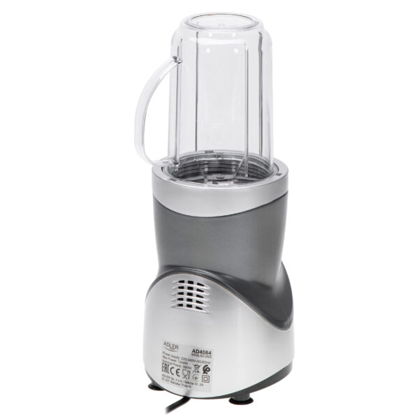 Adler Blender Smoothie Set | AD 4084 | Tabletop | 1200 W | Jar material BPA-Free | Jar capacity 0.3+0.5+0.5+0.7 L | Ice crushing | Stainless Steel - Image 4