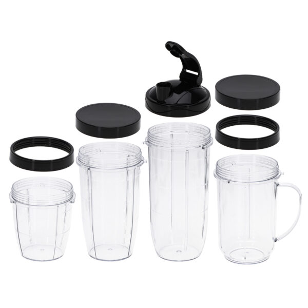 Adler Blender Smoothie Set | AD 4084 | Tabletop | 1200 W | Jar material BPA-Free | Jar capacity 0.3+0.5+0.5+0.7 L | Ice crushing | Stainless Steel - Image 7