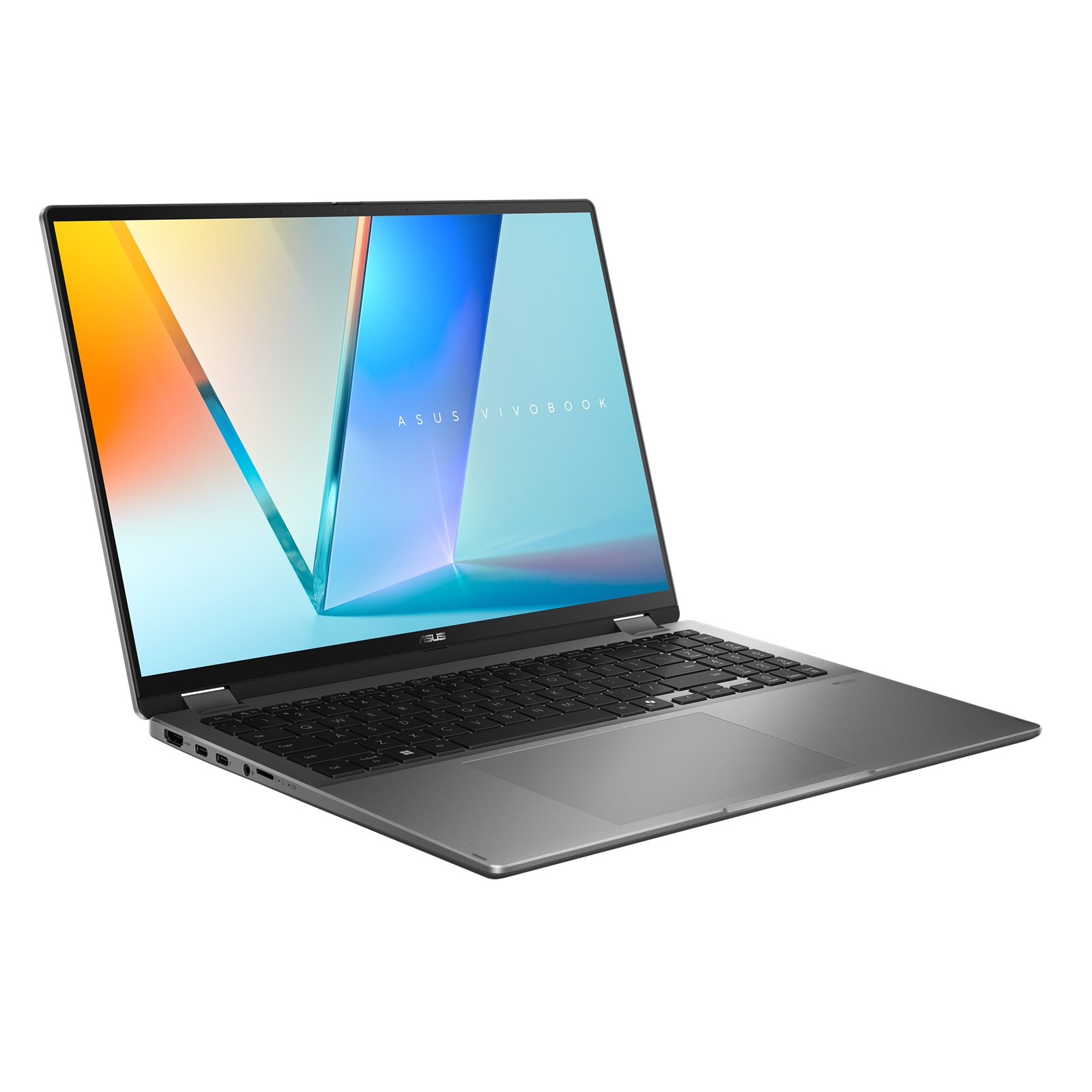 Asus Vivobook 16 Flip TP3607SA-RJ033W | Matte Gray | 16 " | OLED | Touchscreen | 3K | 2880 x 1800 pixels | Glossy | Intel Core Ultra 7 | 256V | 16 GB | LPDDR5X | Solid-state drive capacity 1000 GB | Intel Arc Graphics | Windows 11 Home | 802.11be | Bluetooth version 5.4 | Keyboard language US | Keyboard backlit | Warranty 24 month(s) - Image 2