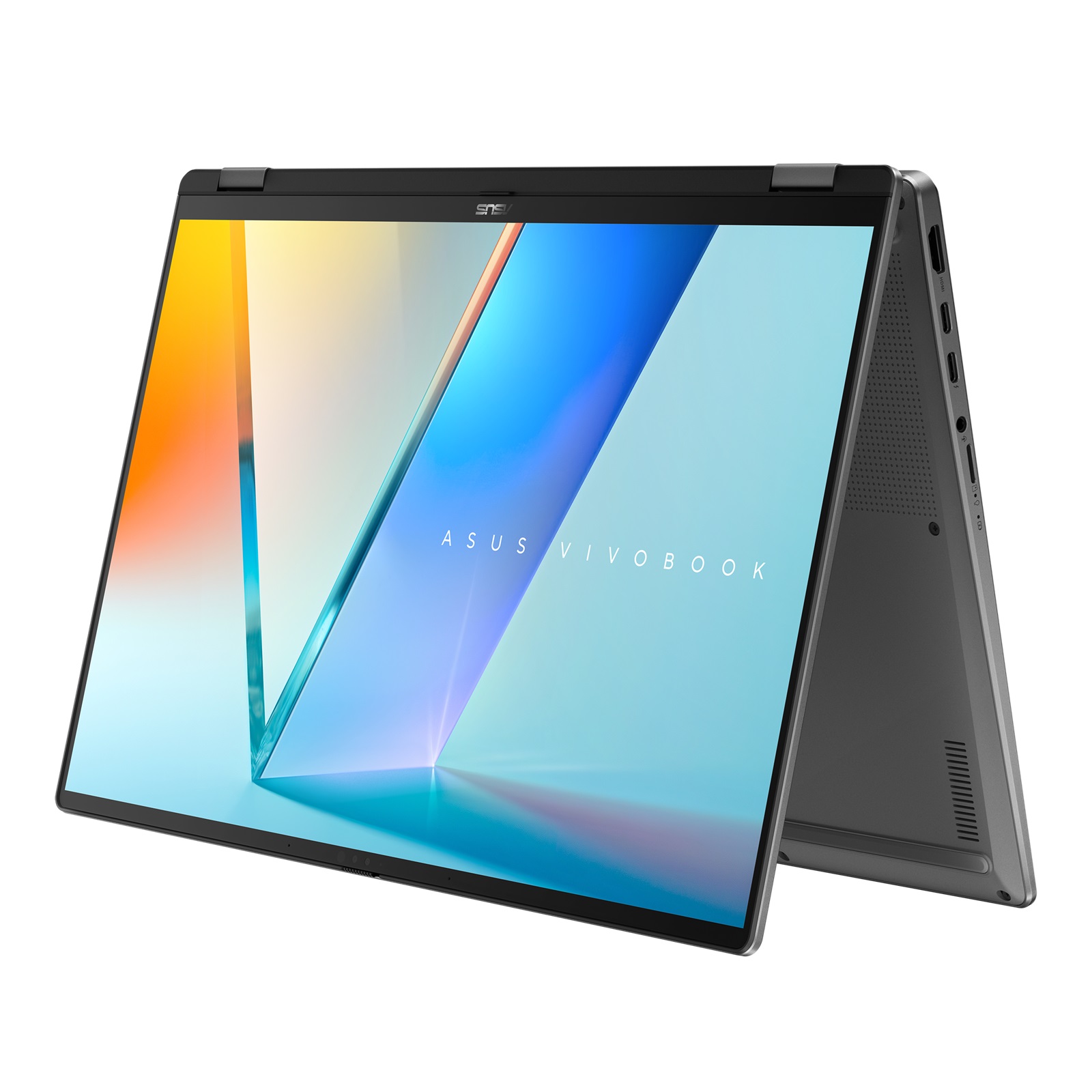 Asus Vivobook 16 Flip TP3607SA-RJ033W | Matte Gray | 16 " | OLED | Touchscreen | 3K | 2880 x 1800 pixels | Glossy | Intel Core Ultra 7 | 256V | 16 GB | LPDDR5X | Solid-state drive capacity 1000 GB | Intel Arc Graphics | Windows 11 Home | 802.11be | Bluetooth version 5.4 | Keyboard language US | Keyboard backlit | Warranty 24 month(s) - Image 5