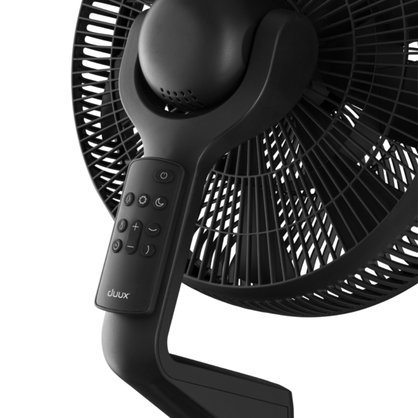 Duux | Fan | Whisper Flex Ultimate | Stand Fan | Power 3-32 W | Black | Diameter 34 cm | Number of speeds 30 | Oscillation | Remote control - Image 9