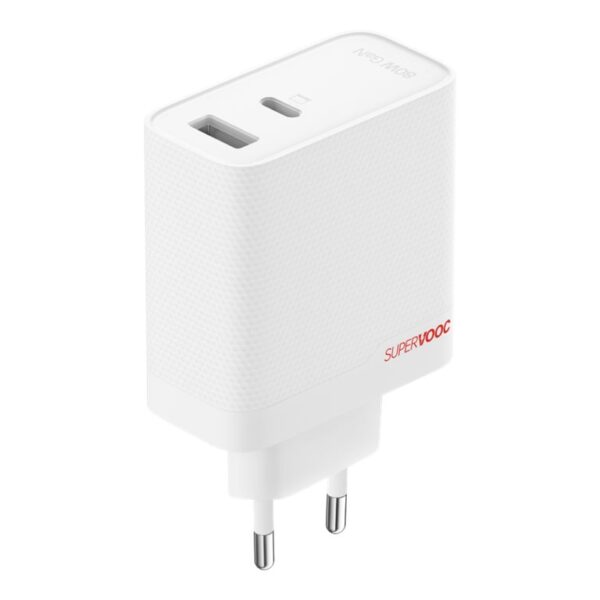 OnePlus 80W Power Adapter Type-C + Type-A)