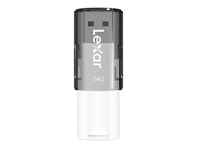 Lexar | Flash drive | JumpDrive S60 | 64 GB | USB 2.0 | Black/Teal - Image 2