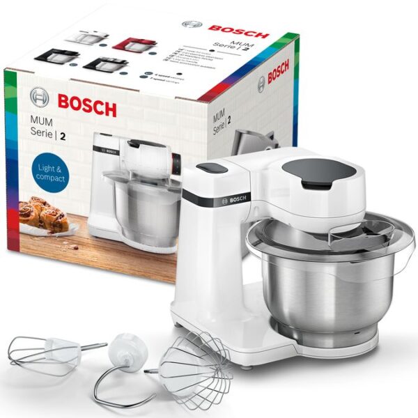 Bosch | MUM Serie Kitchen Machine | MUMS2EW00 | 700 W | Number of speeds 4 | Bowl capacity 3.8 L | White - Image 10