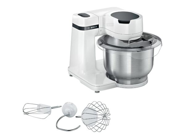Bosch | MUM Serie Kitchen Machine | MUMS2EW00 | 700 W | Number of speeds 4 | Bowl capacity 3.8 L | White - Image 2