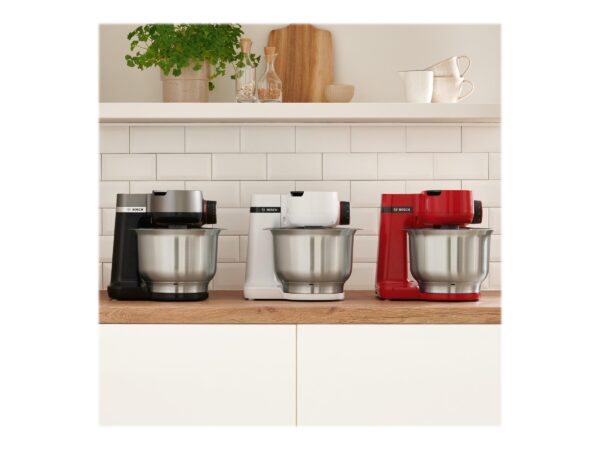Bosch | MUM Serie Kitchen Machine | MUMS2EW00 | 700 W | Number of speeds 4 | Bowl capacity 3.8 L | White - Image 5