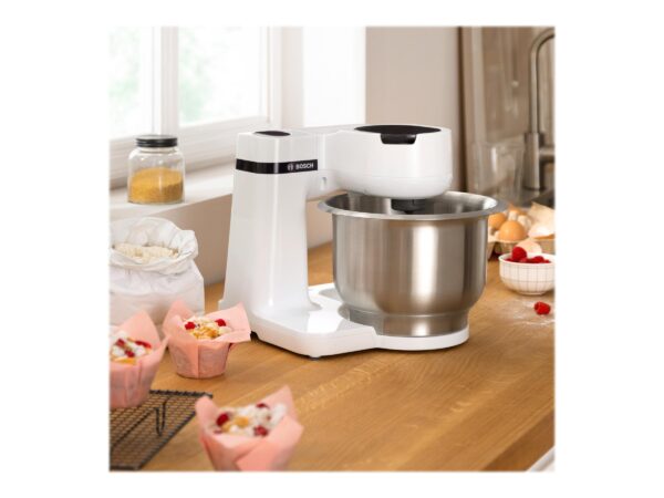 Bosch | MUM Serie Kitchen Machine | MUMS2EW00 | 700 W | Number of speeds 4 | Bowl capacity 3.8 L | White - Image 6