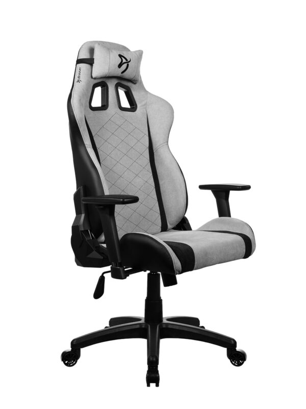 Arozzi Soft Fabric | Gaming Chair | Avanti SoftFabric | Light Grey - Image 8