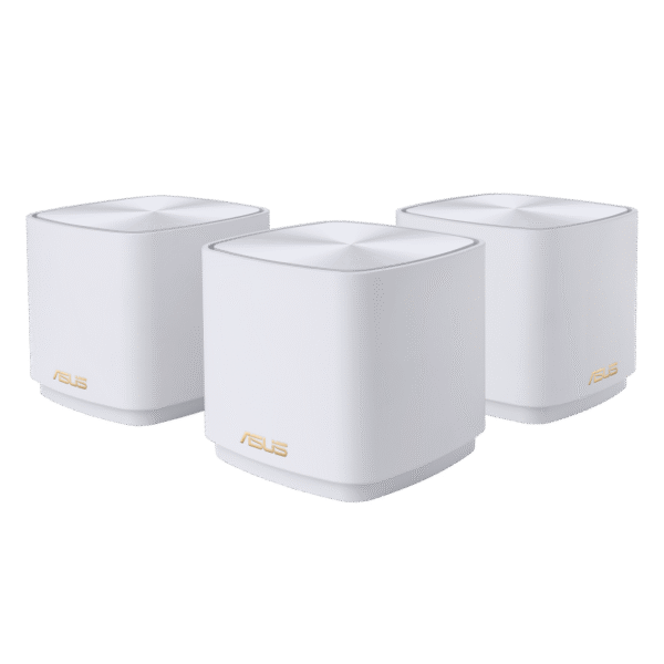 ZenWiFi XD4 Plus (W-3-PK) Wireless-AX1800 (3-pack) | 802.11ax | 1201+574 Mbit/s | 10/100/1000 Mbit/s | Ethernet LAN (RJ-45) ports 1 | Mesh Support Yes | MU-MiMO Yes | No mobile broadband | Antenna type Internal