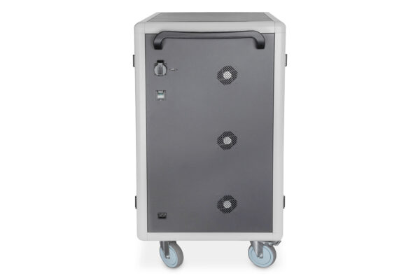 Digitus | Black | Charging Trolley 30 Notebooks / Tablets up to 15.6" | Pressure lock system with swiveling lever handle on the front and back door, lockable; Safety plug socket with switch on the side - Image 13