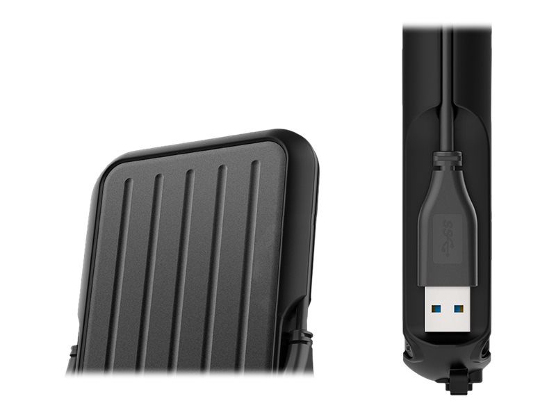 Silicon Power Portable Hard Drive | Armor A66 | 4000 GB | USB 3.2 Gen 1 | Black - Image 5