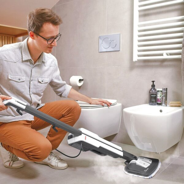 Polti | Steam mop with integrated portable cleaner | PTEU0307 Vaporetto SV660 Style 2-in-1 | Power 1500 W | Steam pressure Not Applicable bar | Water tank capacity 0.5 L | Grey/White - Image 7