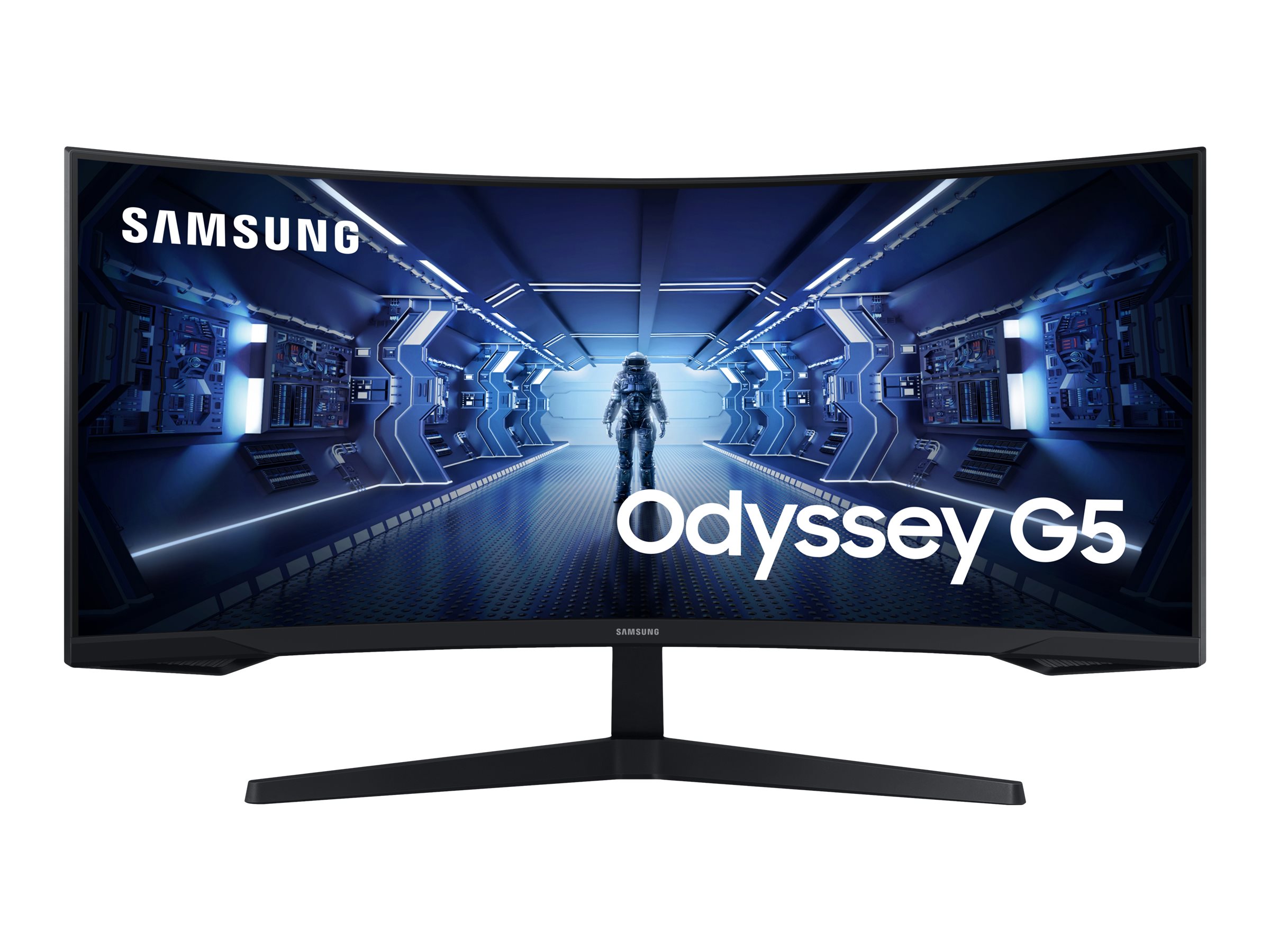 Samsung | Curved Monitor | LC34G55TWWPXEN | 34 " | VA | UWQHD | 21:9 | 165 Hz | 1 ms | 3440 x 1440 | 250 cd/m² | HDMI ports quantity 1 | Black | Warranty 24 month(s) - Image 2