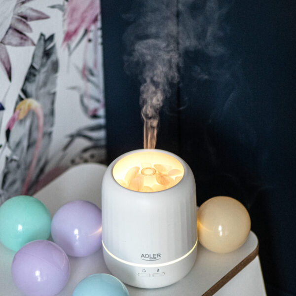 Adler | Ultrasonic aroma diffuser 3in1 | AD 7968 | Ultrasonic | Suitable for rooms up to 25 m² | White - Image 8