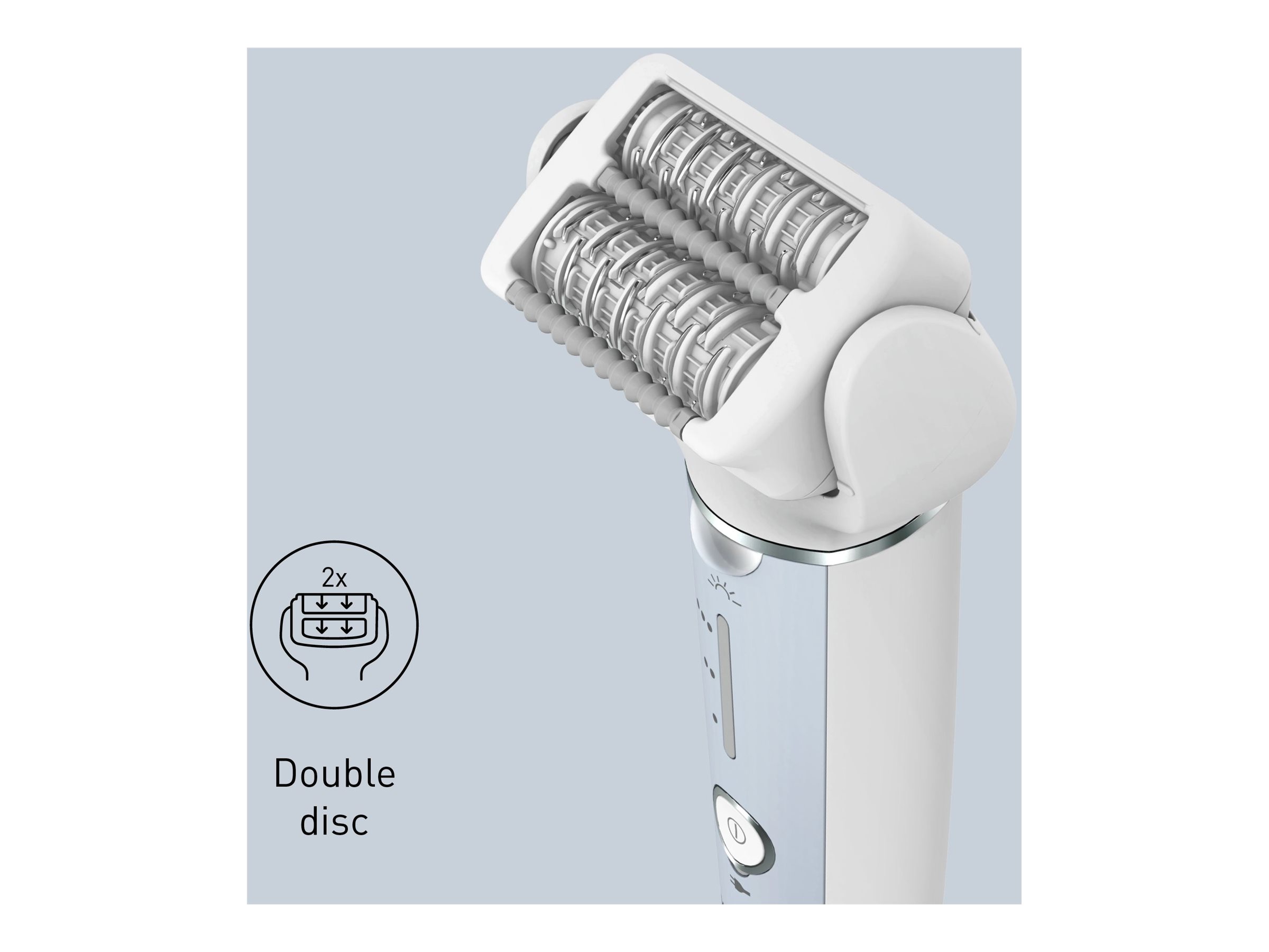 Panasonic Epilator | ESEY90A503 | Number of power levels 3 | Wet & Dry | Blue/White - Image 5