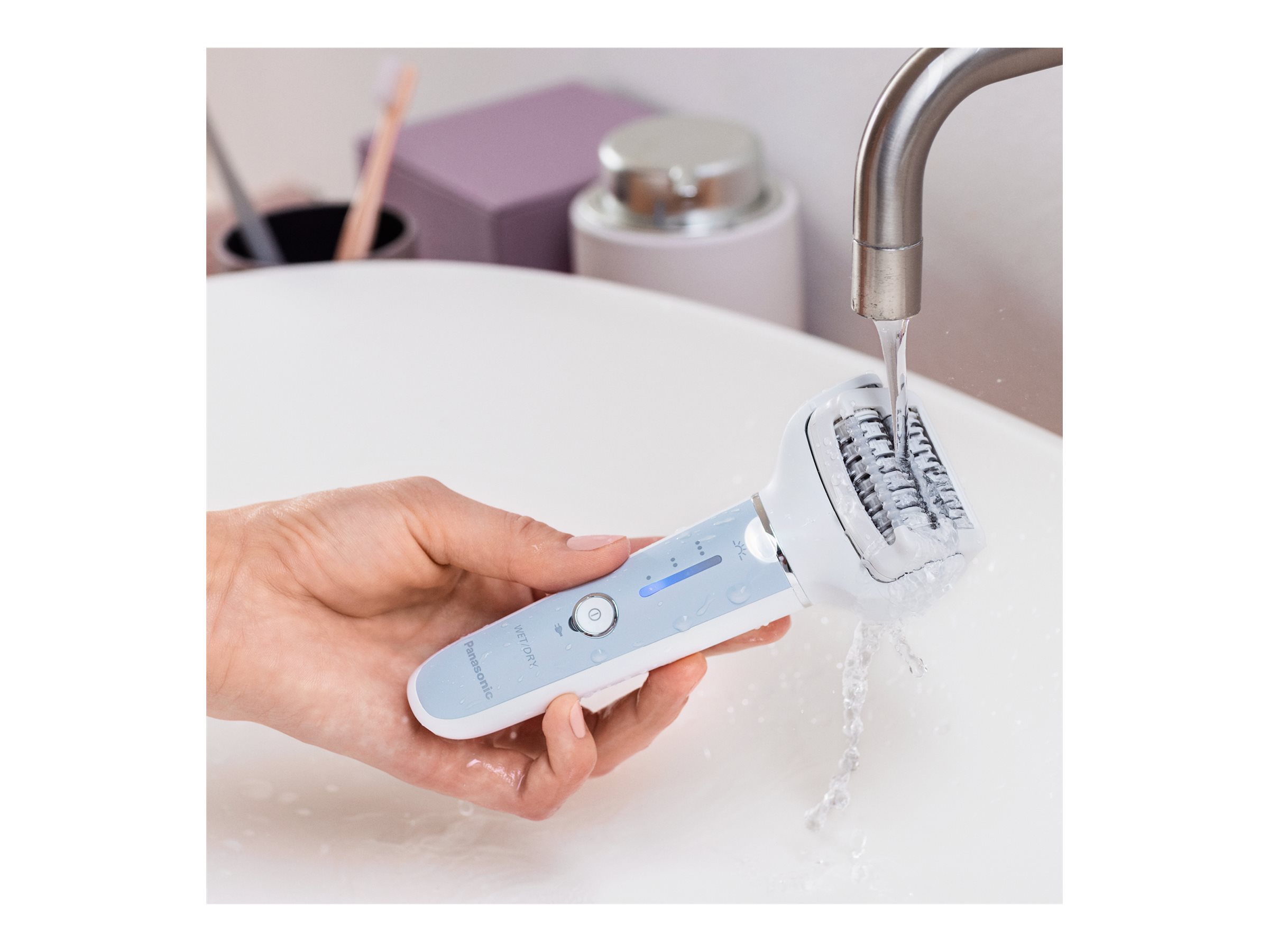 Panasonic Epilator | ESEY90A503 | Number of power levels 3 | Wet & Dry | Blue/White - Image 7
