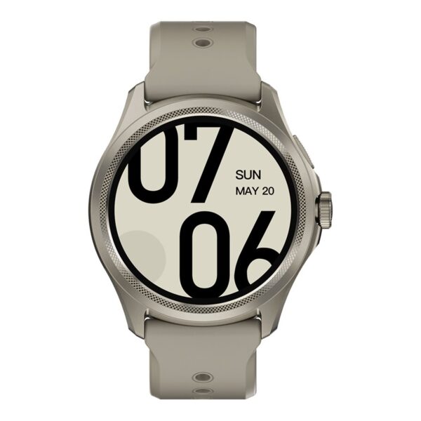 Pro 5 | Smart watch | GPS (satellite) | AMOLED + Ultra-low-power | 1.43 | Waterproof | Sandstone