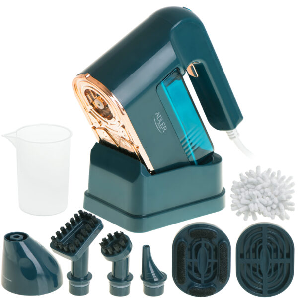 Adler | Steam Cleaner | AD 7050 | Power 1200 W | Steam pressure 3.5 bar | Water tank capacity 0.12 L | Green/Blue - Image 3