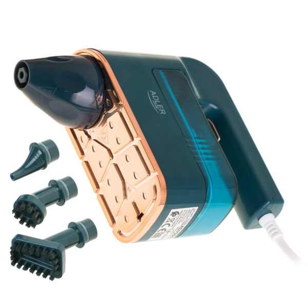 Adler | Steam Cleaner | AD 7050 | Power 1200 W | Steam pressure 3.5 bar | Water tank capacity 0.12 L | Green/Blue - Image 6