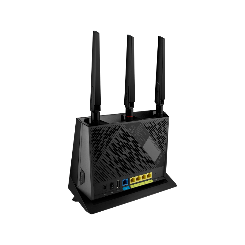 LTE Modem Router | 4G-AC86U Wireless-AC2600 | 802.11ac | 800+1733 Mbit/s | 10/100/1000 Mbit/s | Ethernet LAN (RJ-45) ports 4 | Mesh Support No | MU-MiMO Yes | 3G/4G via optional USB adapter | Antenna type Dual-band | 1 x USB 2.0 | 36 month(s) - Image 7