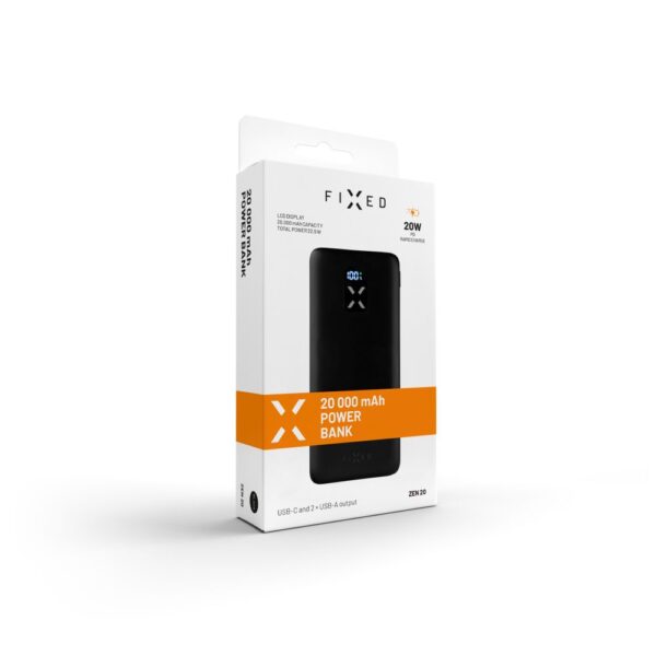 Fixed | Power Bank | Zen | 20000 mAh | Black - Image 5