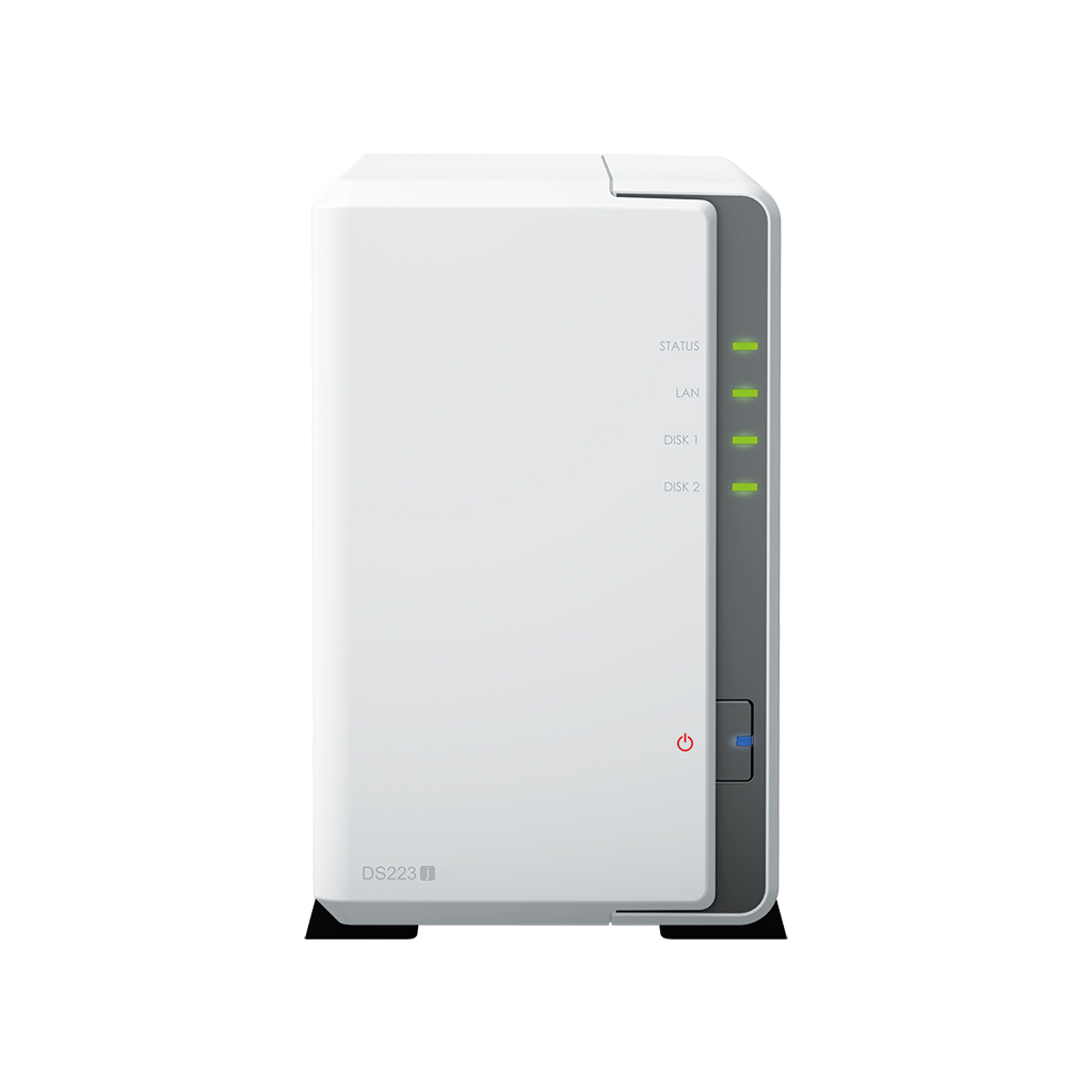 Synology | Tower NAS | DS223j | up to 2 HDD/SSD | Realtek | RTD1619B | Processor frequency 1.7 GHz | 1 GB | DDR4 - Image 3