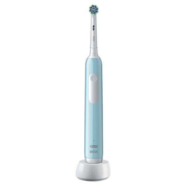 Oral-B | Electric Toothbrush | Pro Series 1 Cross Action | Rechargeable | For adults | Number of brush heads included 1 | Number of teeth brushing modes 3 | Caribbean Blue