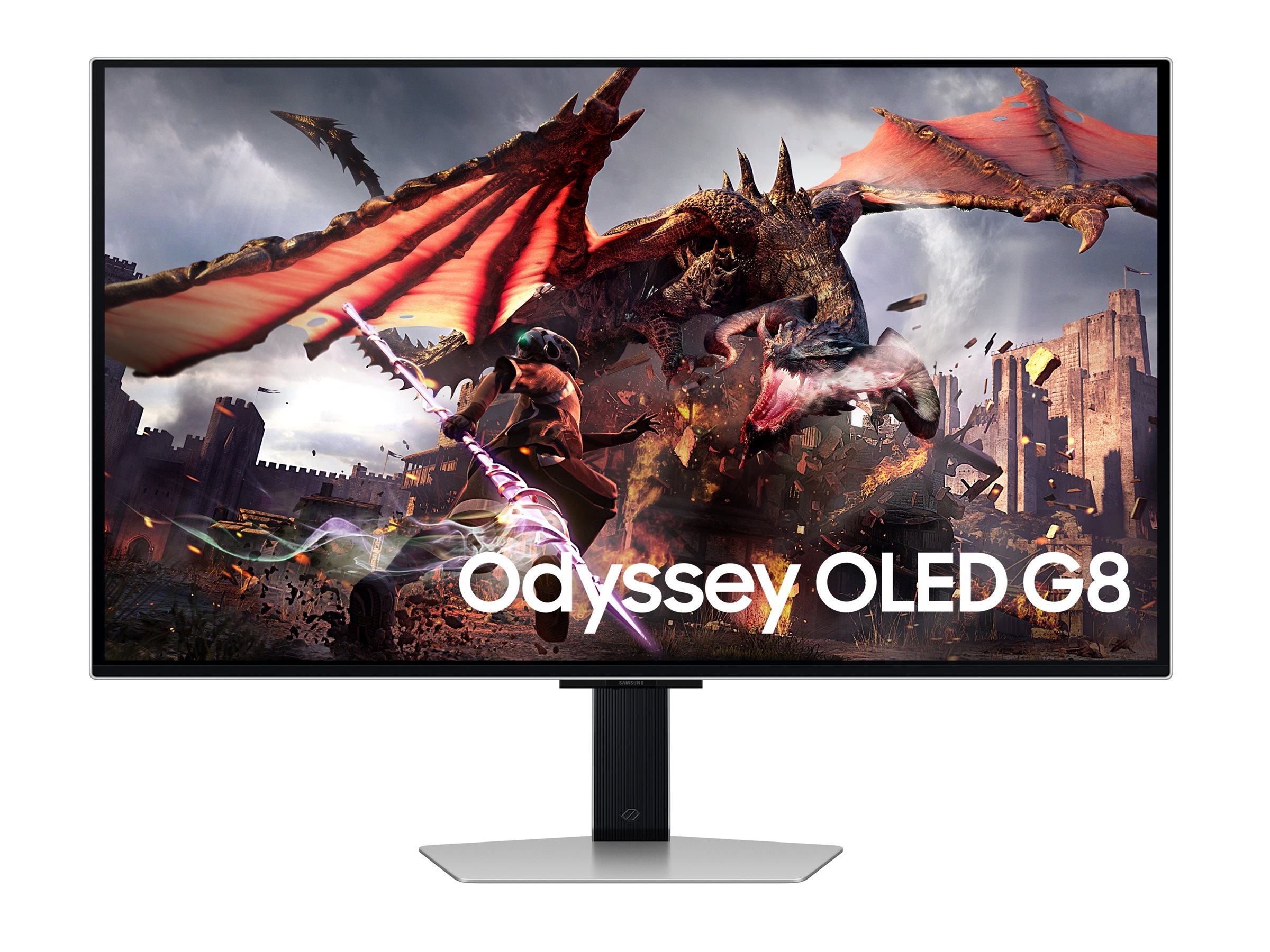Samsung | LS32DG802SUXDU | 32 " | OLED | 4K | 16:9 | 240 Hz | 0.03 ms | 3840 x 2160 pixels | 200 cd/m² | HDMI ports quantity 2 | Silver - Image 2