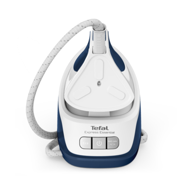 TEFAL | Express Essential Steam Station | SV6116E0 | 2200 W | 1.4 L | 5 to 6 bar | Auto power off | Vertical steam function | Calc-clean function | White/ Blue - Image 4