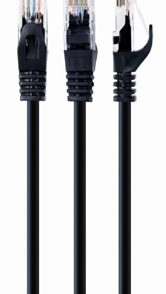 UTP Cat6 | Patch cord | PVC AWG 26 (7 x 0.15 mm wire) | Black | 5 m