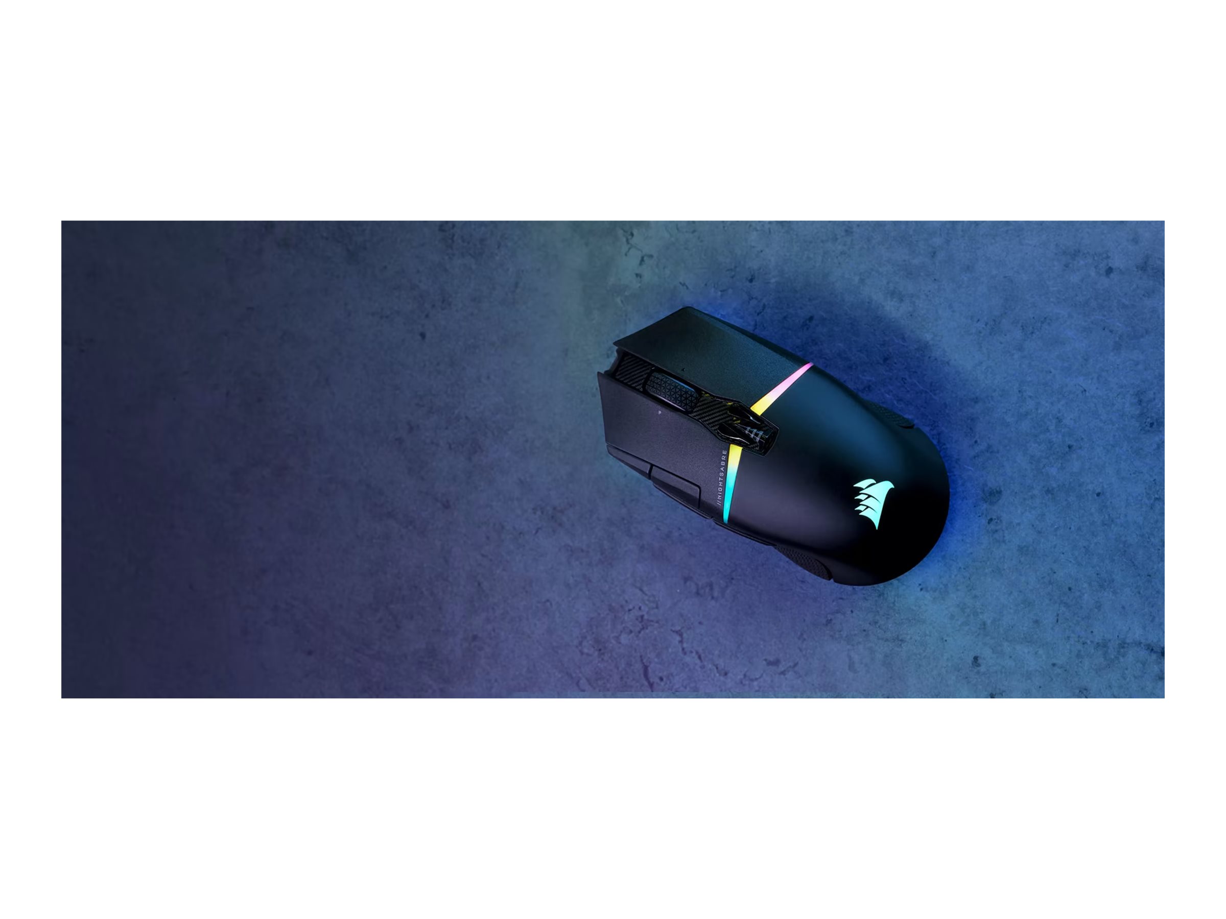 Corsair | Gaming Mouse | NIGHTSABRE RGB | Wireless | Bluetooth, 2.4 GHz | Black - Image 10