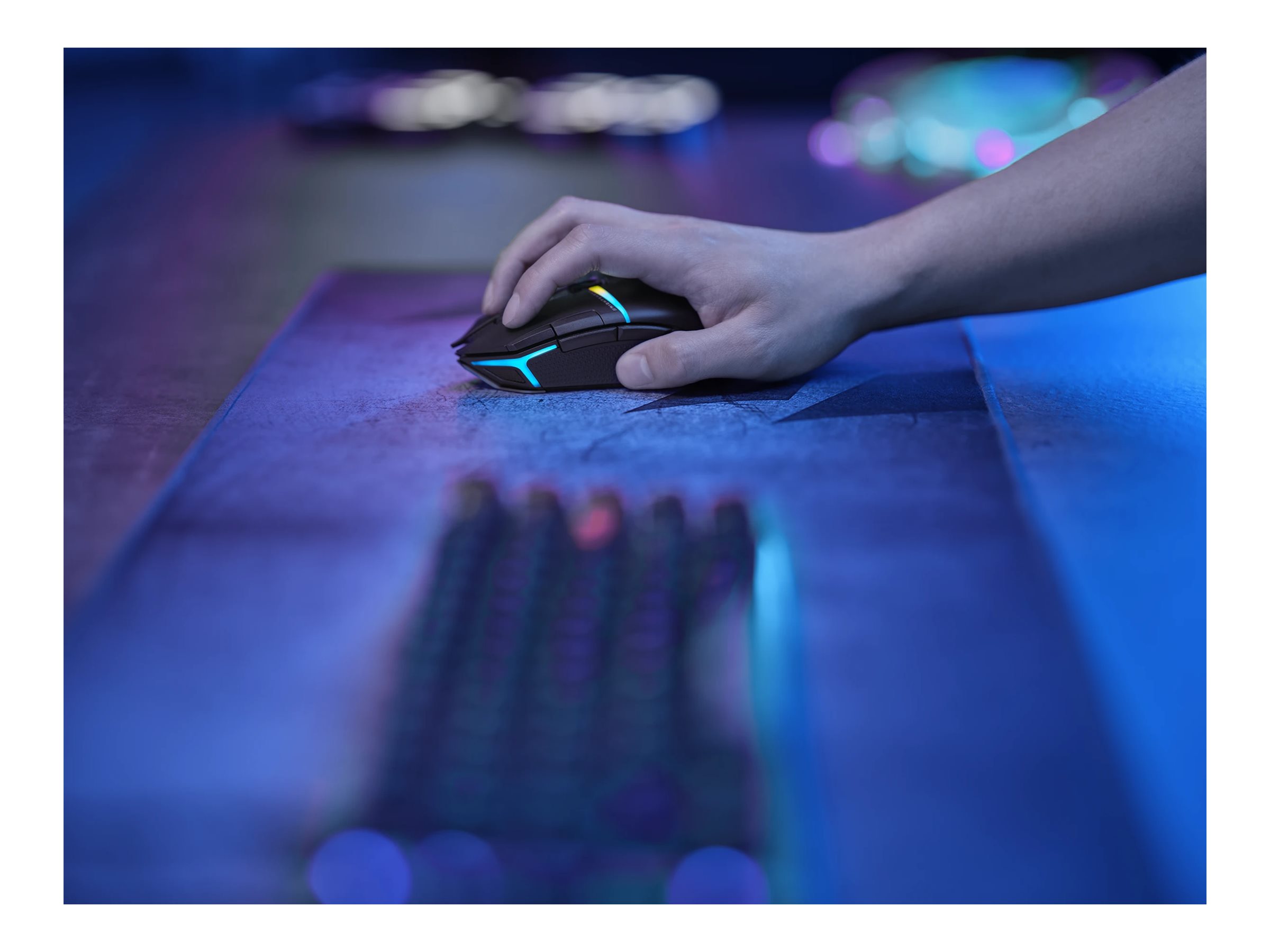 Corsair | Gaming Mouse | NIGHTSABRE RGB | Wireless | Bluetooth, 2.4 GHz | Black - Image 16
