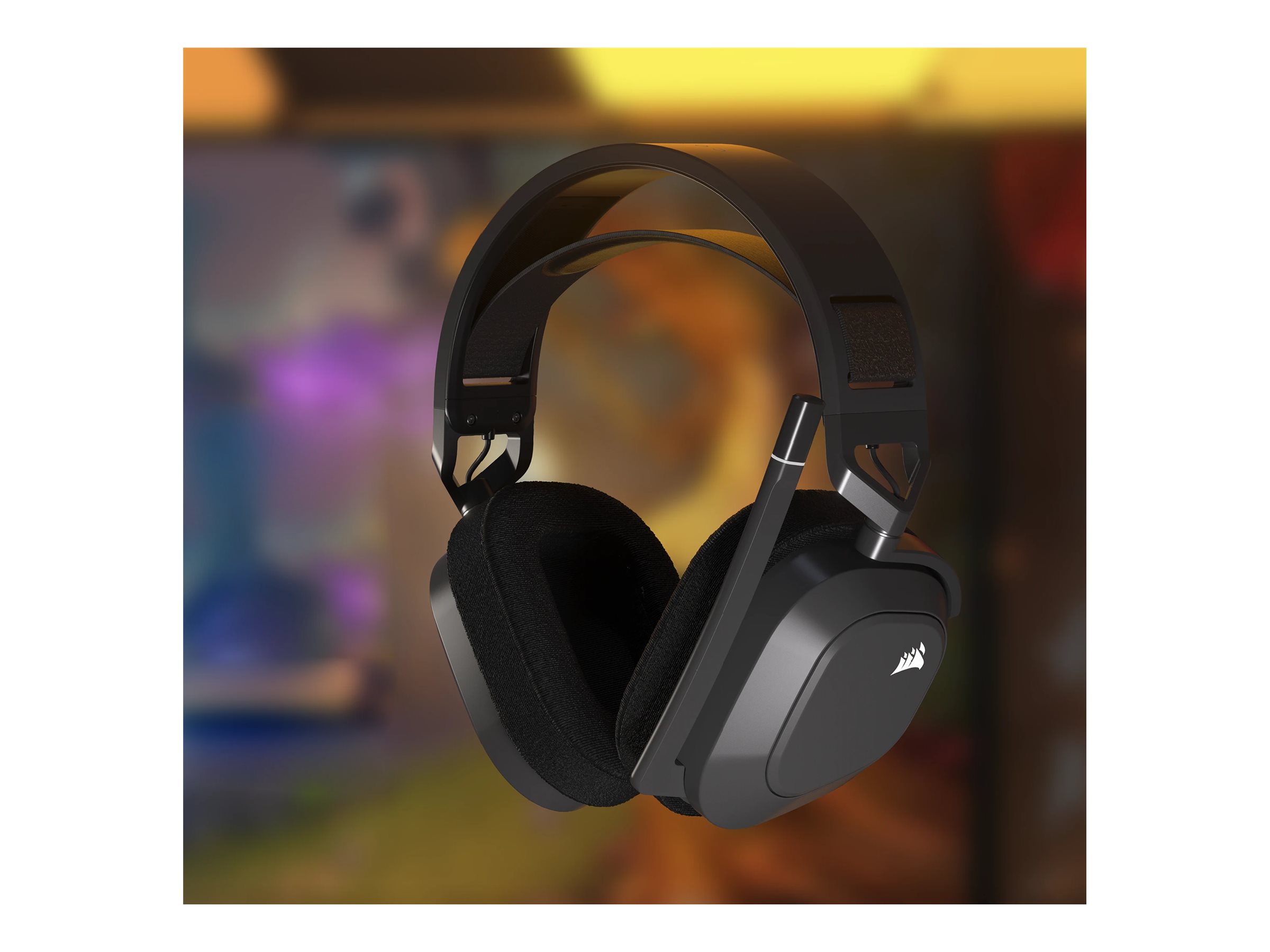 Corsair | Gaming Headset | HS80 Max | Bluetooth | Built-in microphone | Wireless | Steel Gray | Bluetooth | Over-Ear | Wireless - Image 7