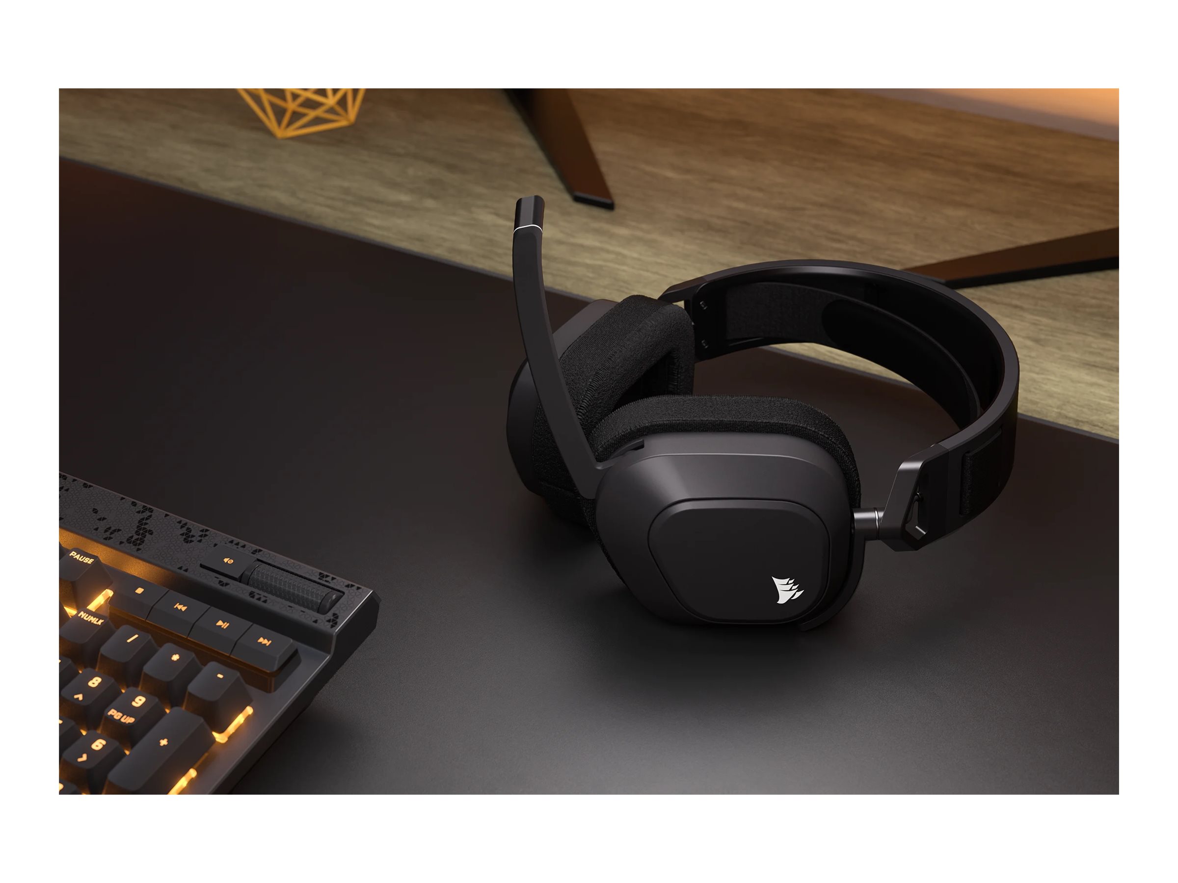 Corsair | Gaming Headset | HS80 Max | Bluetooth | Built-in microphone | Wireless | Steel Gray | Bluetooth | Over-Ear | Wireless - Image 8