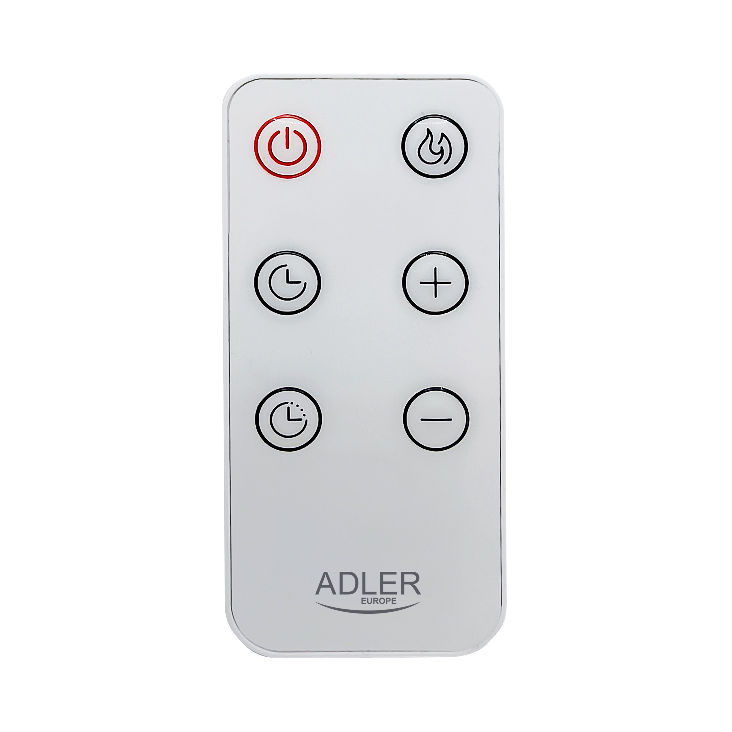 Adler Convection fan heater LCD with remote control | Convection Heater | 2000 W | Number of power levels 3 | White | IPX24 - Image 3