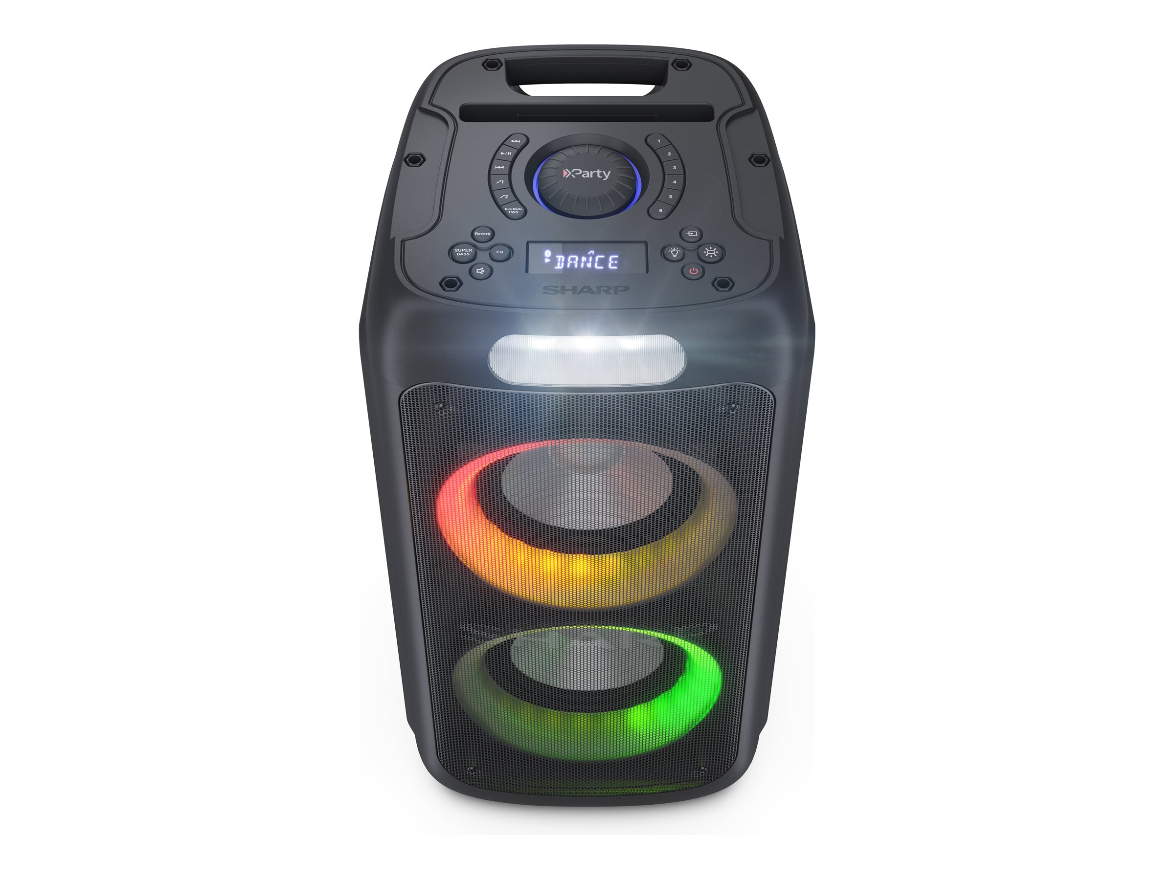 Sharp PS-949 Party Speaker with Built-in Battery | Sharp | Party Speaker | PS-949 XParty Street Beat | 132 W | Waterproof | Bluetooth | Black | Portable | Wireless connection - Image 14