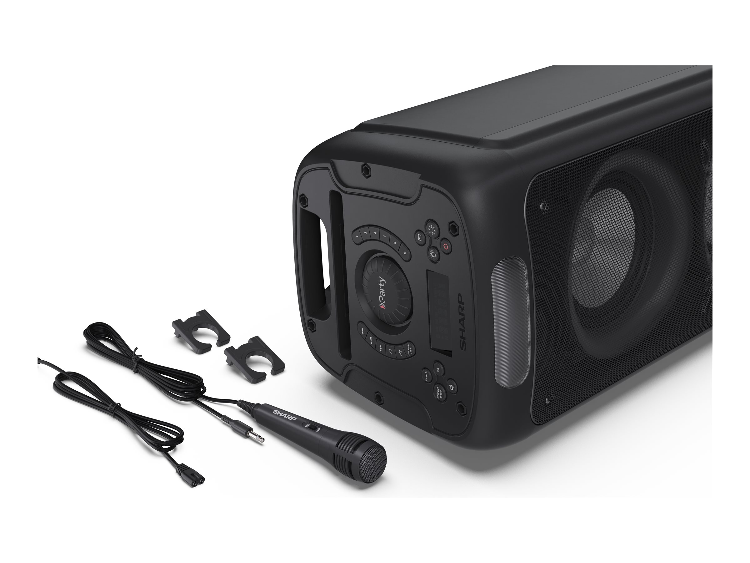 Sharp PS-949 Party Speaker with Built-in Battery | Sharp | Party Speaker | PS-949 XParty Street Beat | 132 W | Waterproof | Bluetooth | Black | Portable | Wireless connection - Image 20