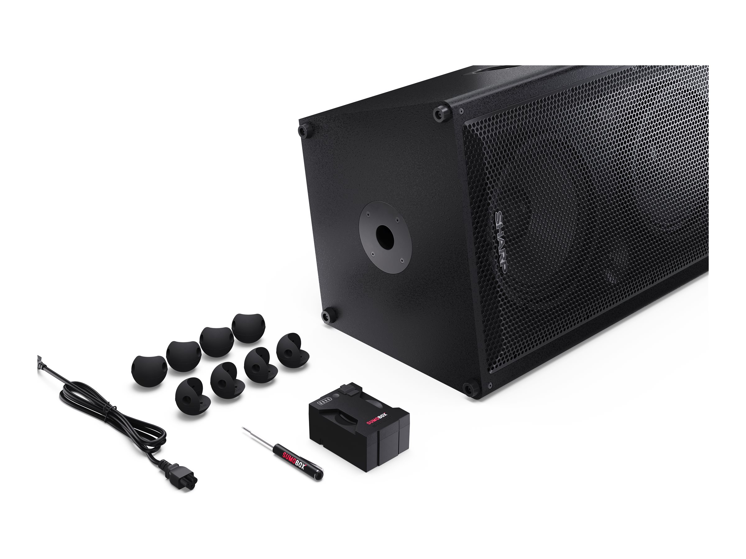 Sharp SumoBox CP-LS200 High Performance Portable Speaker | Sharp | Portable Speaker | SUMOBOX Pro CP-LS200 High Performance | 200 W | Waterproof | Bluetooth | Black | Portable | Wireless connection - Image 16