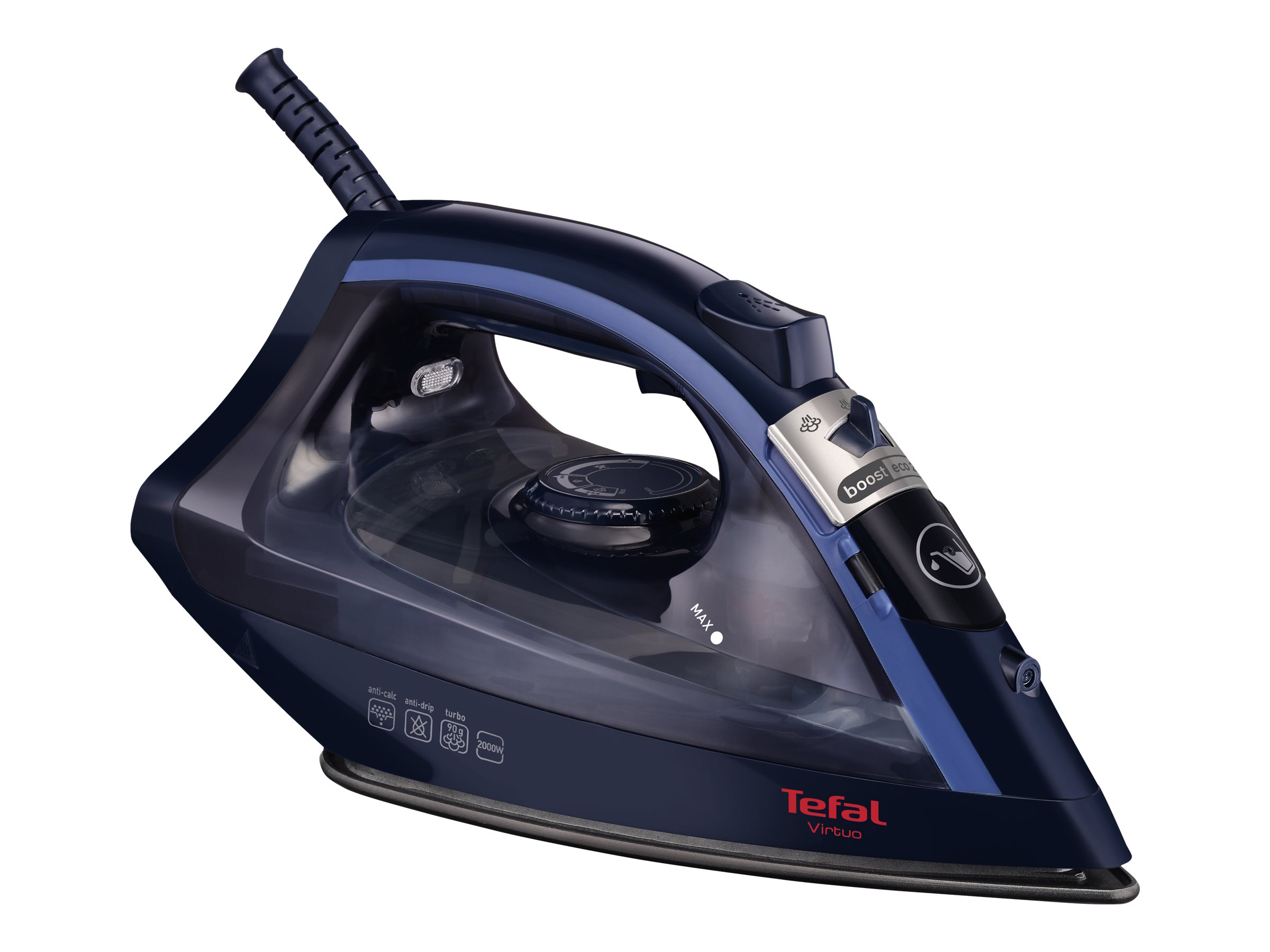 TEFAL | FV1713E0 Virtuo | Steam Iron | 2000 W | Water tank capacity 200 ml | Continuous steam 24 g/min | Dark Blue - Image 2