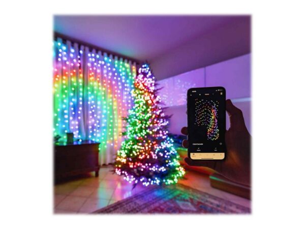 Twinkly|Strings Smart LED Lights 400 RGBW (Multicolor + White), 32m, Black wire|RGBW – 16M+ colors + Warm white - Image 5