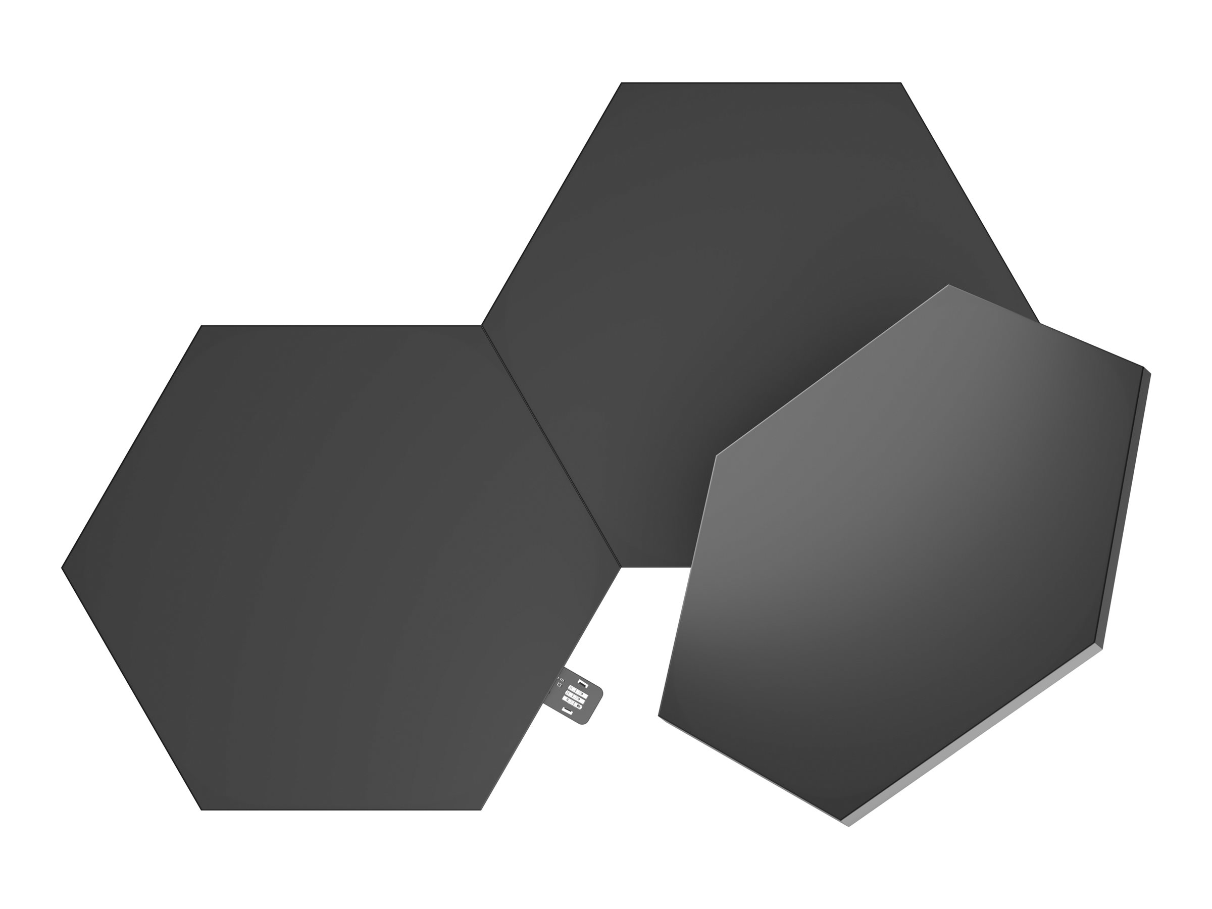 Nanoleaf | Shapes Black Hexagon Expansion pack (3 panels) | 42 W | WiFi - Image 2