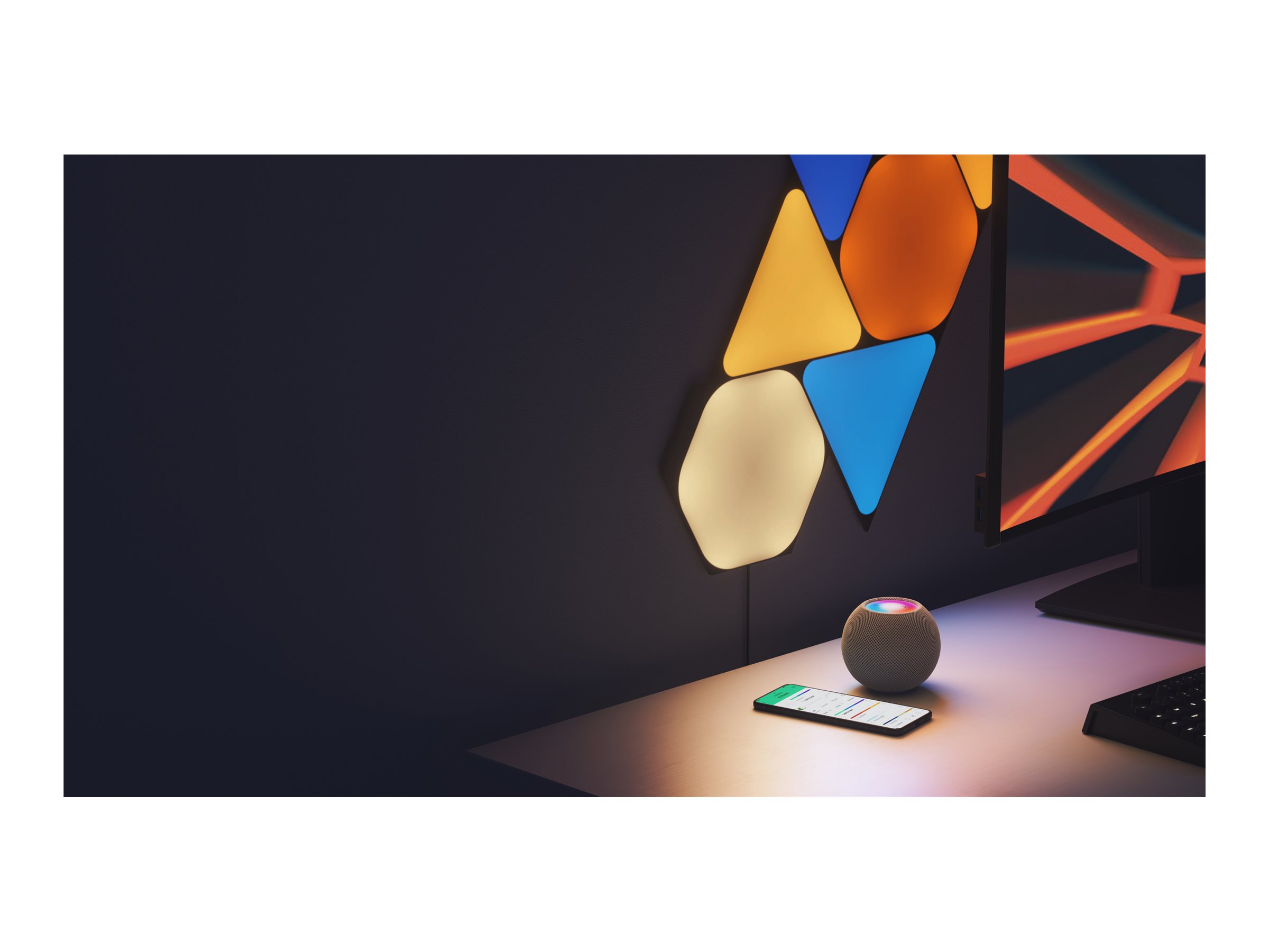 Nanoleaf | Shapes Black Hexagon Expansion pack (3 panels) | 42 W | WiFi - Image 9