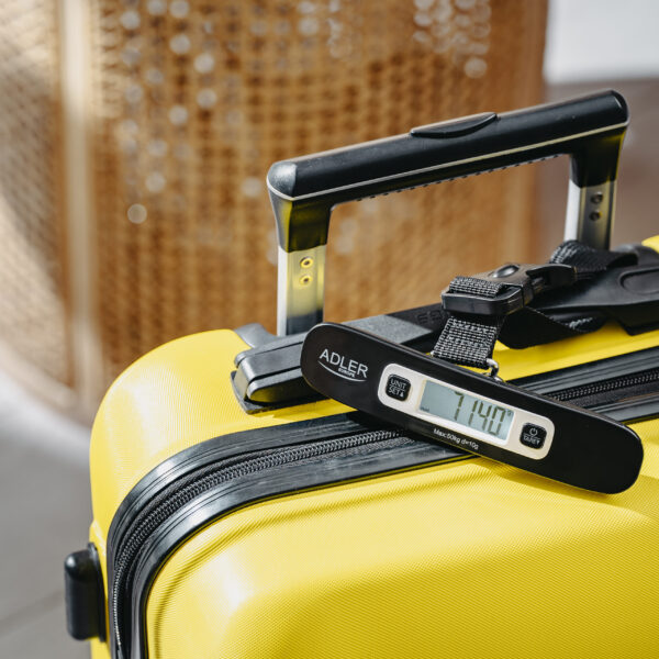Adler | Travel Luggage Scale | AD 8190 | Maximum weight (capacity) 50 kg | Accuracy 10 g | Black - Image 8