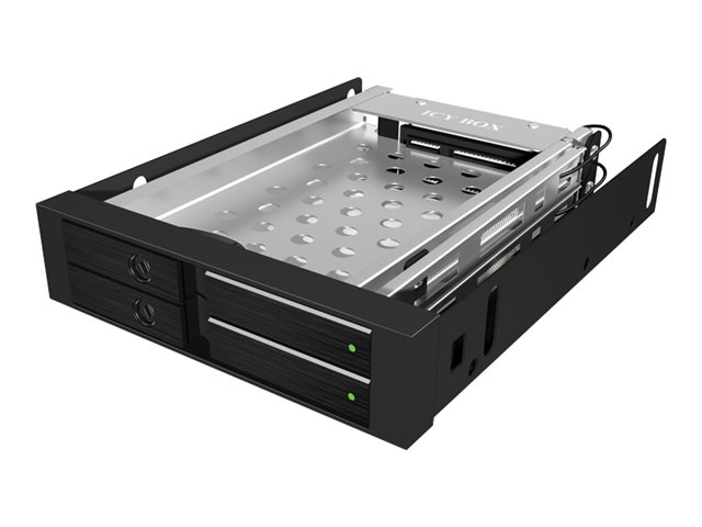 Icy Box IB-2227StS Storage Drive Cage for 2.5" HDD, Black | Raidsonic